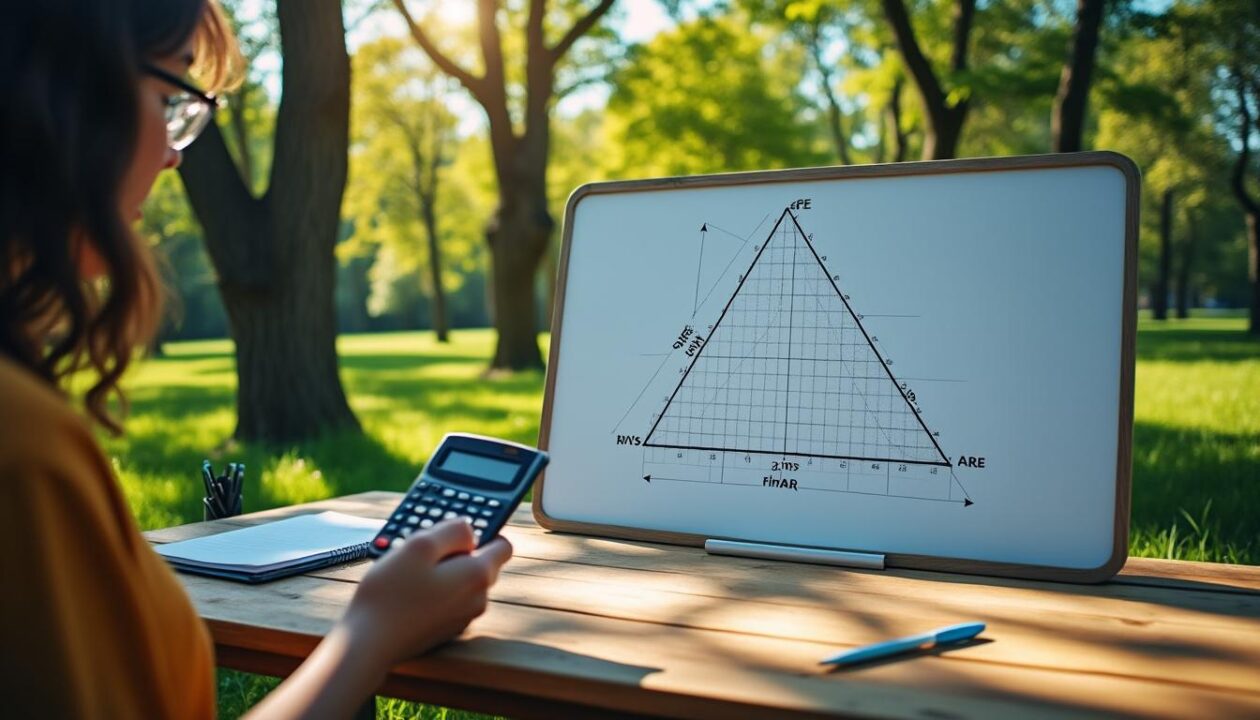 découvrez une méthode astucieuse pour calculer l'aire d'un triangle sans avoir besoin de sa hauteur. dans cet article, nous vous expliquons étape par étape les formules et astuces nécessaires pour y parvenir facilement. idéal pour les élèves et les passionnés de mathématiques!