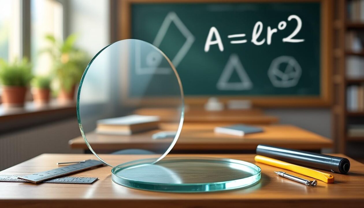 découvrez la formule essentielle pour calculer l'aire d'un disque en fonction de son rayon. apprenez les étapes simplifiées et les applications pratiques de cette formule en mathématiques.