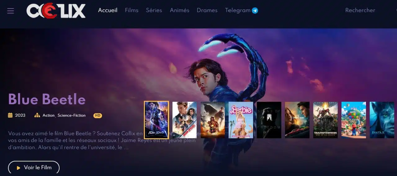 découvrez coflix, la référence du streaming en france : films et séries en illimité, accès facile, qualité hd et nouveautés régulières. profitez d'une expérience de visionnage optimale !